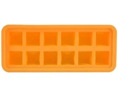 Silikoninis ledo padėklas 12 ledo kubelių, dideli XL kubeliai