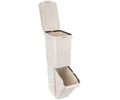 Šiukšlių dėžė rūšiavimui, 2 lygių, dviejų lygių, 2x17,5 l