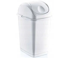 SLIM pakreipiamas konteineris 18 l baltas 290x235x461 mm