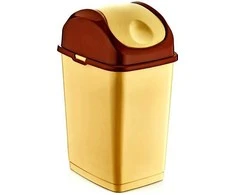 SLIM pakreipiamas konteineris 18 L - smėlio spalvos 290x235x461 mm