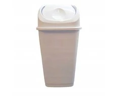 SLIM pakreipiamas konteineris 35 l baltas 355x285x577 mm