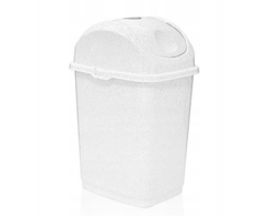 SLIM pakreipiamas konteineris 5 l - 185x150x280 mm baltas