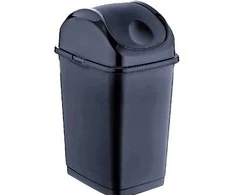 SLIM pakreipiamas konteineris 5 l - 185x150x280 mm pilkos spalvos