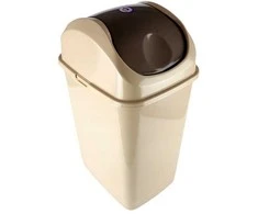 SLIM pakreipiamas konteineris 5 l - smėlio spalvos 185x150x280 mm