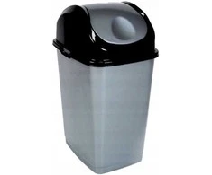 SLIM pakreiptas konteineris 10 l - uosis 240x195x365 mm