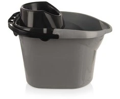 Šluostės kibiras 12 l PILKA