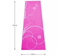 SPARTAN Rožinė Yoga mankštos kilimėlis 170 x 60 cm - rožinis
