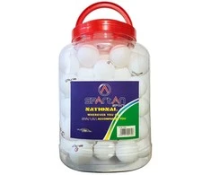 SPARTAN Treniruokliai stalo teniso kamuoliukai Ping Pong Baltas 60 vnt.