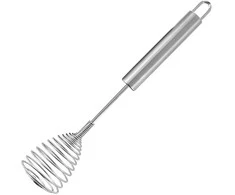 Spiralinis virtuvės plieno kiaušinių plakimo plaktuvas 26 cm