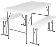 STANLEY sodo maitinimo komplektas stalas + 2 suolai