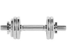 STC15 Hanteliai lagamine 2 x 7,5 KG CHROME HMS