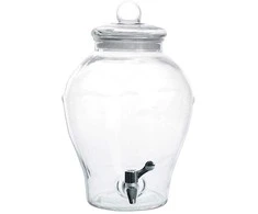 Stiklainis su čiaupu limonado gėrimams, 6,5 l