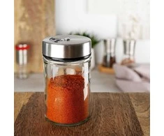 Stiklinė prieskonių talpa su dozatoriumi 100 ml