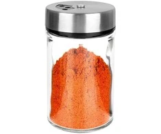 Stiklinė prieskonių talpa su dozatoriumi 100 ml