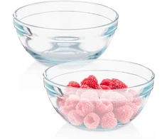 Stikliniai dubenėliai 14 cm, 500 ml, 2 vnt.