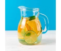 Stiklinis ąsotis gėrimams su rankena 500 ml