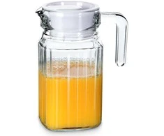 Stiklinis ąsotis su dangteliu 650 ml