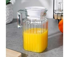 Stiklinis ąsotis su dangteliu 650 ml