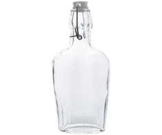 Gertuvė Stiklinis butelis slivovitz vyno likeriams, 0,18 l