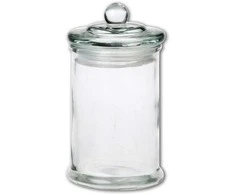 Stiklinis indas virtuvinis indelis retro indelis 0,33 l