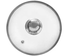 Stiklinis puodo ir keptuvės dangtis 16 cm