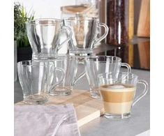 Stiklinių rinkinys, Puodeliai gėrimams, Sultys, Vanduo, VILDE, 280 ml, 6 vnt.