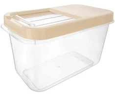 Talpykla kapsulėms, milteliams ir maistui, smėlio spalvos, 10 l