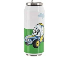 Terminis puodelis, termosas, vandens butelis, retro automobiliai, CAN, 400 ml