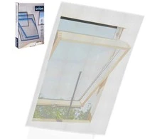 Tinklelis nuo uodų stogo langui tinklelis nuo vabzdžių baltas 120x140 cm
