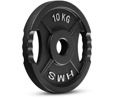 TOD10 olimpinė lėkštė, juoda, 10 kg, HMS