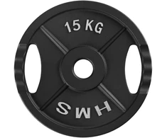 TOD15 olimpinė lėkštė, juoda, 15 kg, HMS