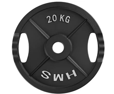 TOD20 olimpinė lėkštė juoda, 20 kg HMS