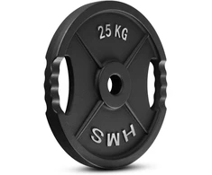 TOD25 olimpinė lėkštė, juoda, 25 kg, HMS