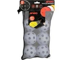 UNIHOC rungtynių kamuoliukai balti ENERO 6 vnt.