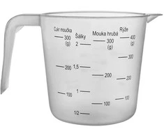 Virtuvinės svarstyklės Virtuvinis matavimo puodelis matavimo puodelis 500 ml