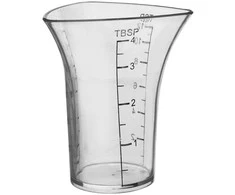 Virtuvinės svarstyklės Virtuvinis matavimo puodelis barmeno stiklas 60 ml