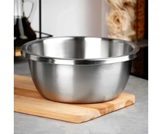 Virtuvinis dubuo maišymui, šviesus plienas, nerūdijantis plienas, NAVA, 24 cm, 2,8 l