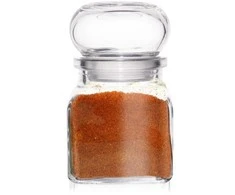 Virtuvinis indelis stiklinis indelis prieskonių indelis 120 ml