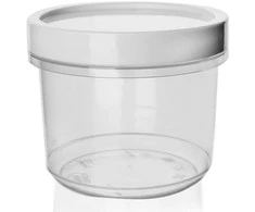 Virtuvinis maisto indas su silikoniniu sandarikliu apvaliai užsukamas sriubai 940 ml