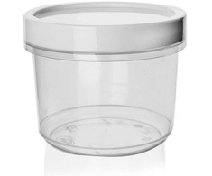Virtuvinis maisto indas su silikoniniu sandarikliu apvaliai užsukamas sriubai 560 ml