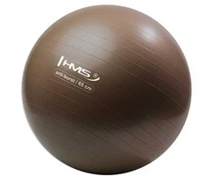 YB02 65 cm ANTI SPRŪGIMAS RUDAS GRIZZLY HMS GIMNASTINIS Kamuolys