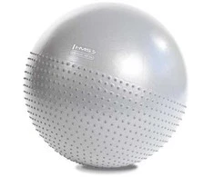 Gimnastikos kamuolys ANTI-BURST BB 001, 56 cm, Pilkas