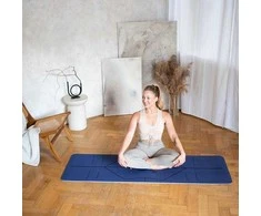 YM10 TPE YOGA MAT TAMSIAI MĖLYNAS HMS