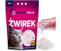 ZWIERZOPASJA silikoninis kačių kraiko rinkinys 8 x 3,8 L