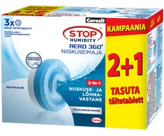 Sausintuvas Drėgmės rinktuvo tabletės Ceresit Aero Device Promo, 1350 g
