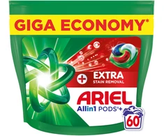 Skalbimo kapsulės Ariel All-in-1 PODs +Extra Clean Power (60 skalbimų)