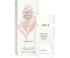 Elizabeth Arden Baltas Tea Ginger Lily EDT tualetinis vanduo moterims, 50 ml