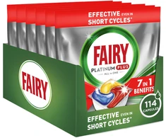 Indaplovių kapsulės Fairy Platinum Plus All In One Lemon, 114 vnt.