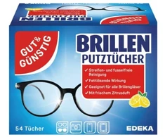 G&amp;G Niisutatud Prillide puhastusrätikud 54 tk