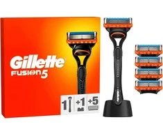 Skustuvas vyrams Gillette Fusion + 5 galvutės
